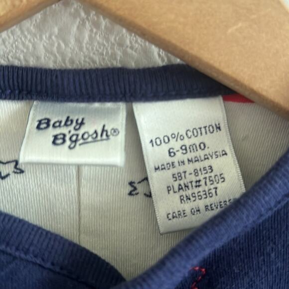 Vintage Baby B'Gosh 100% Combed Cotton Commuter Transportation Snap Button Onsie - Picture 4 of 8